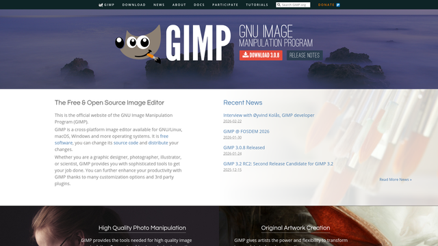 GIMP screenshot
