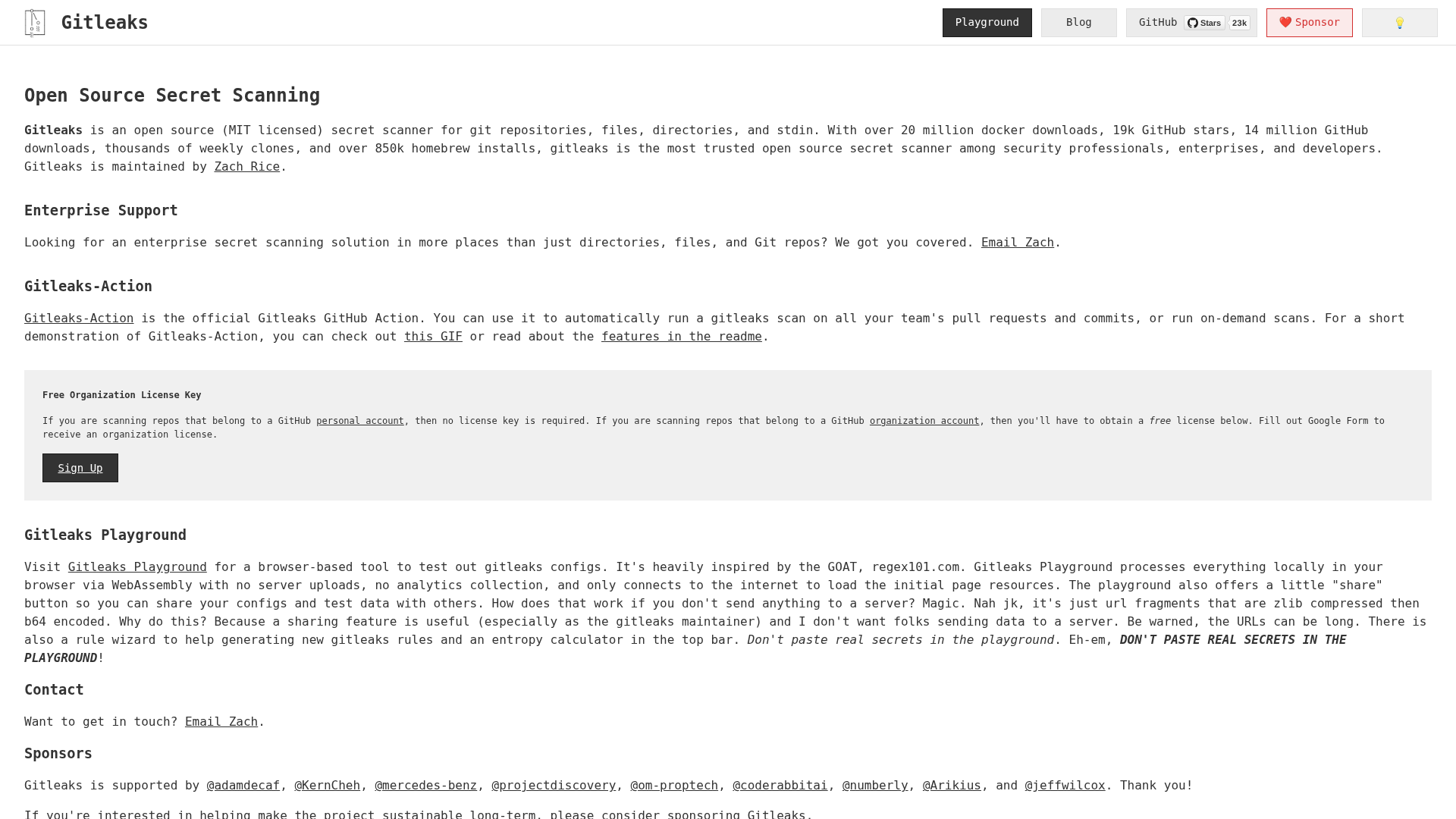 gitleaks+io
