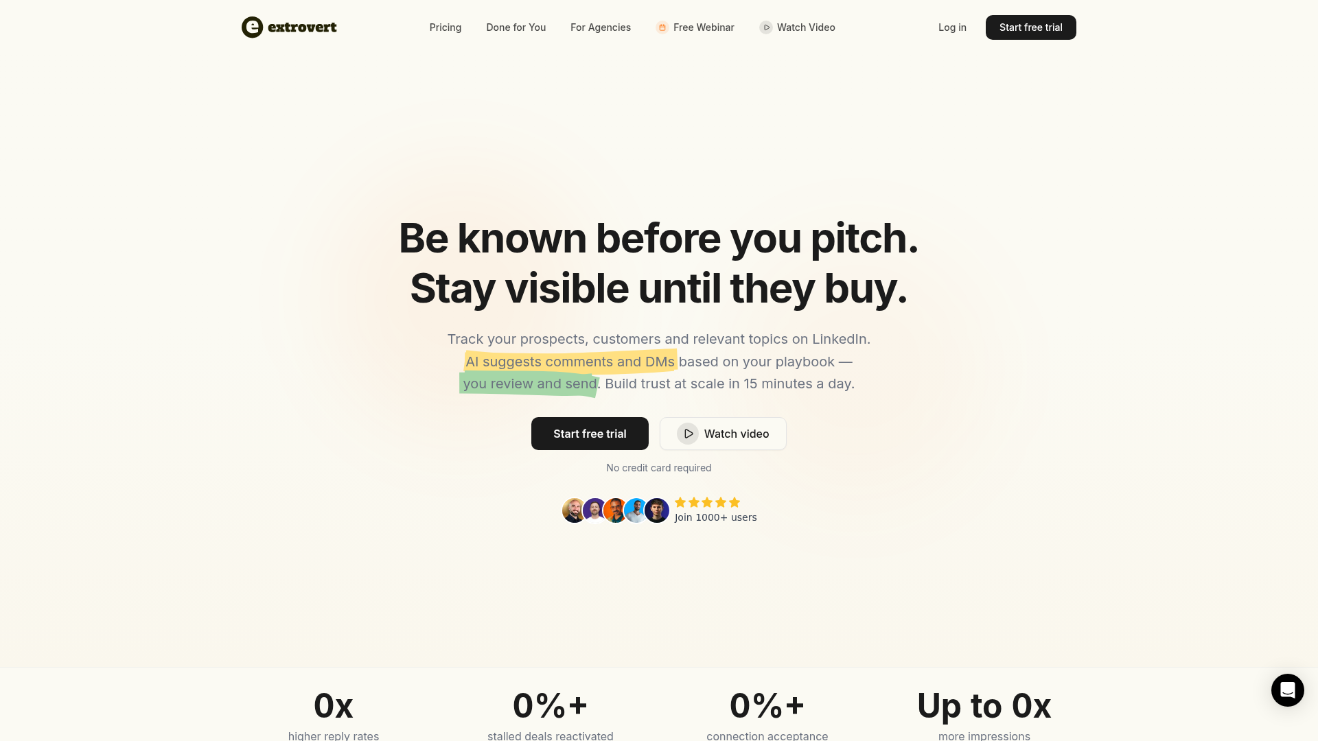 Extrovert screenshot
