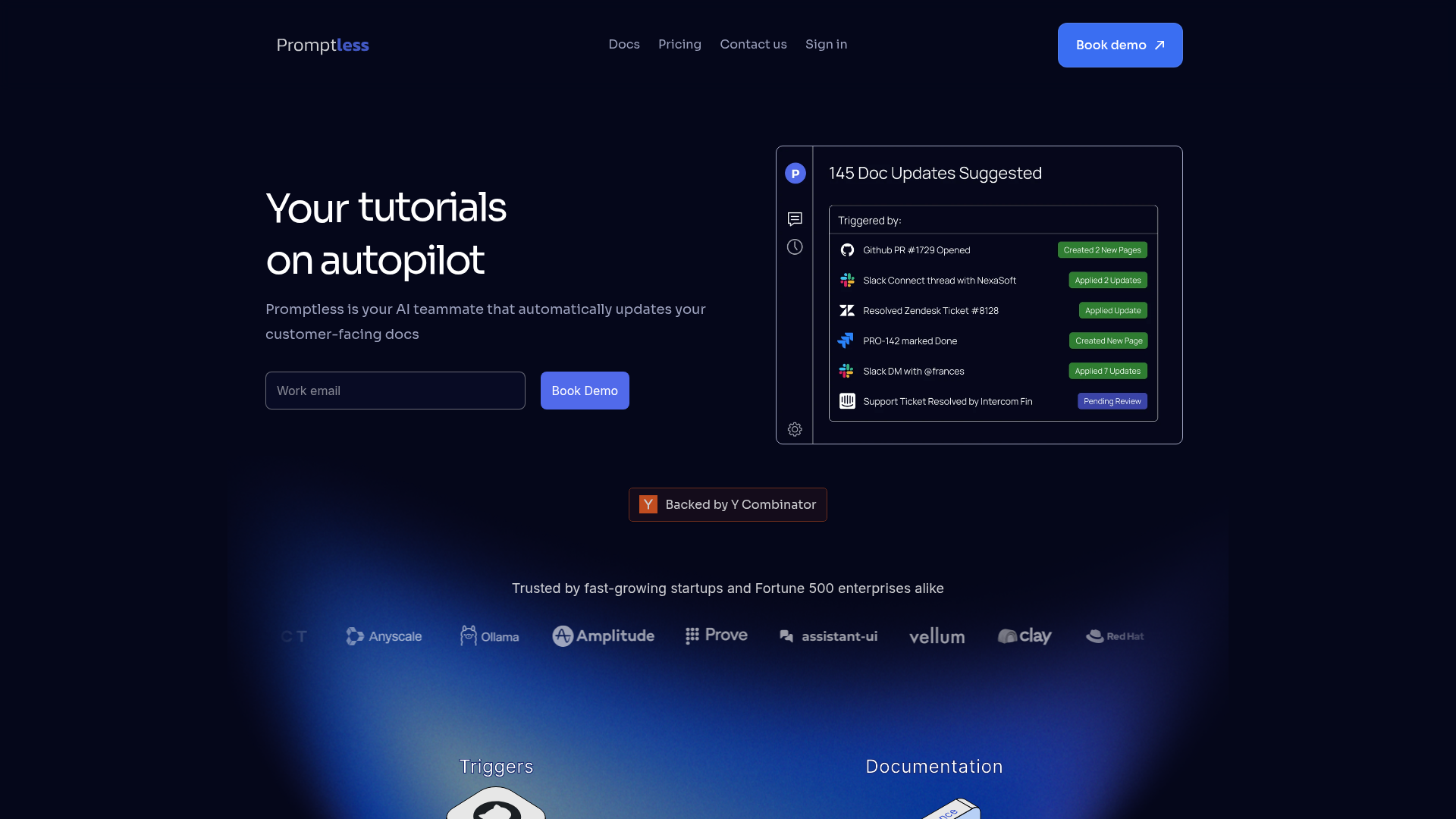 Promptless screenshot