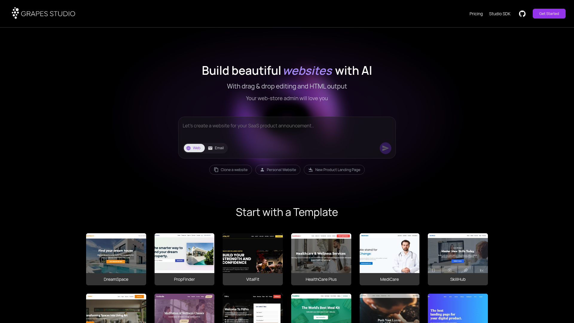 Grapes Studio screenshot