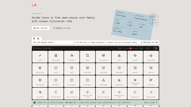Griddy Icons screenshot