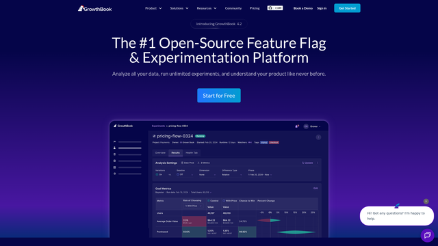 GrowthBook screenshot