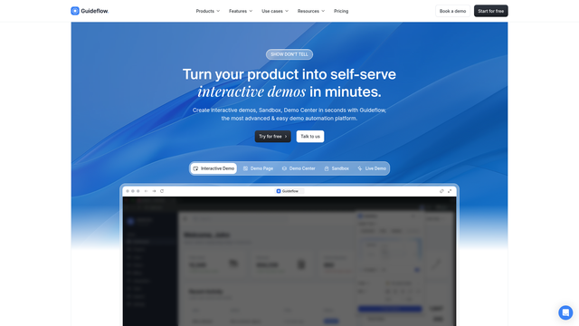 Guideflow screenshot