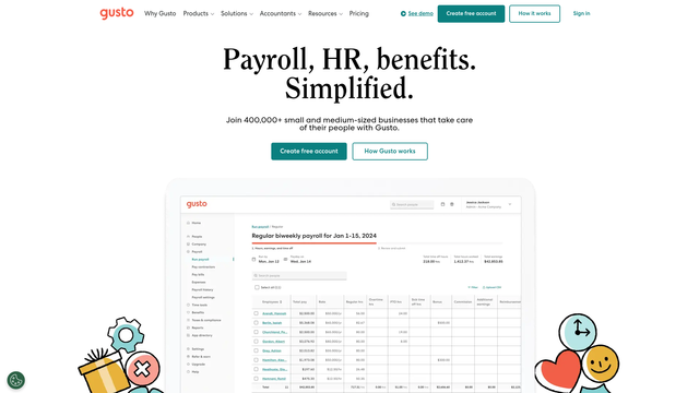 Gusto screenshot