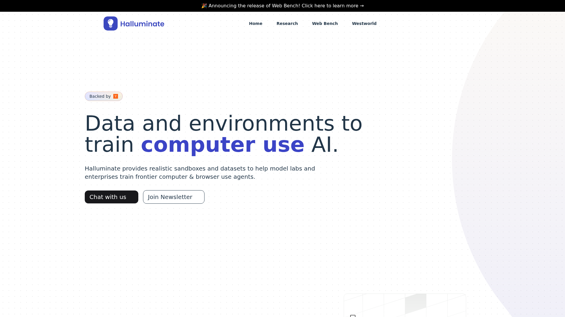 Halluminate screenshot