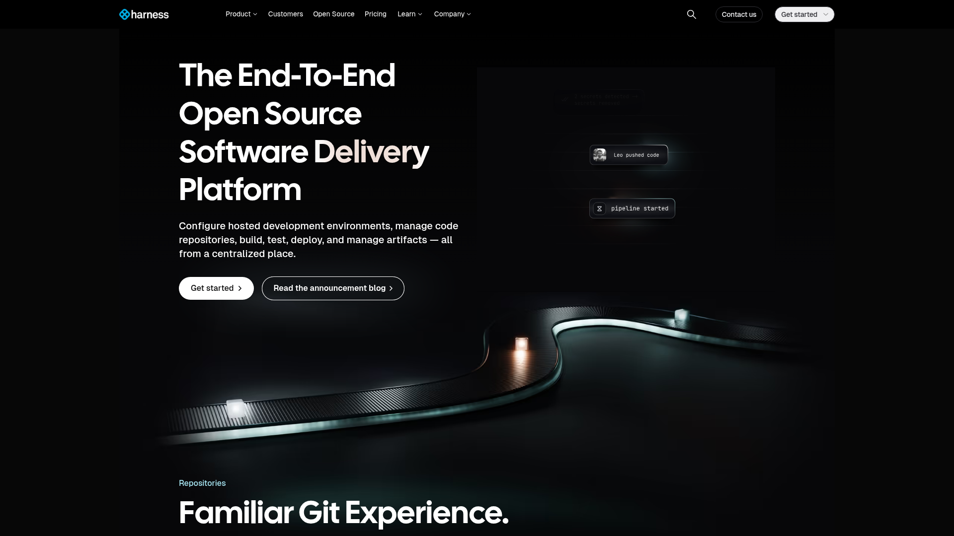 Harness Open Source screenshot