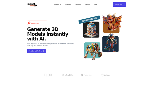Instant 3D AI