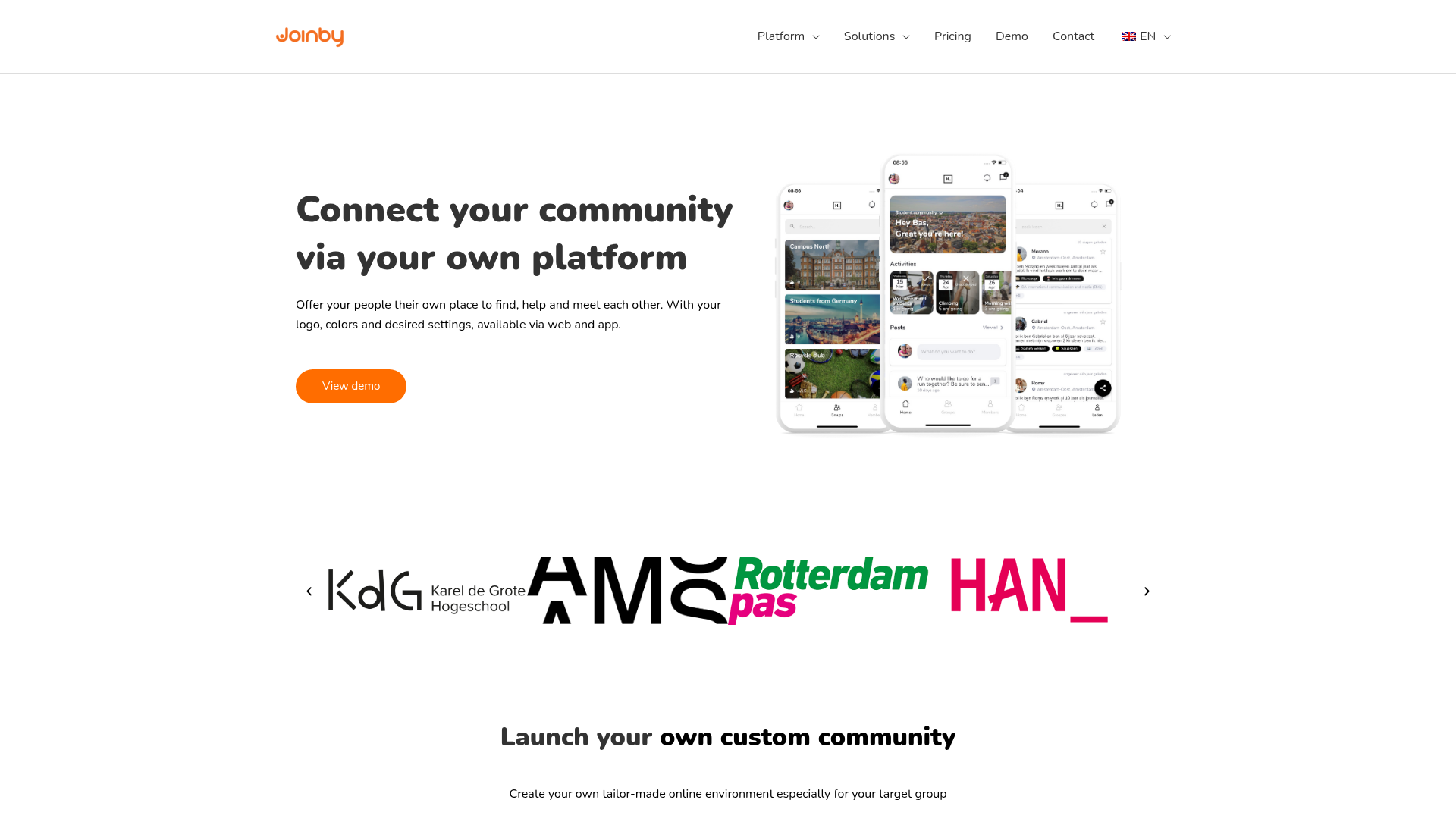 Joinby screenshot