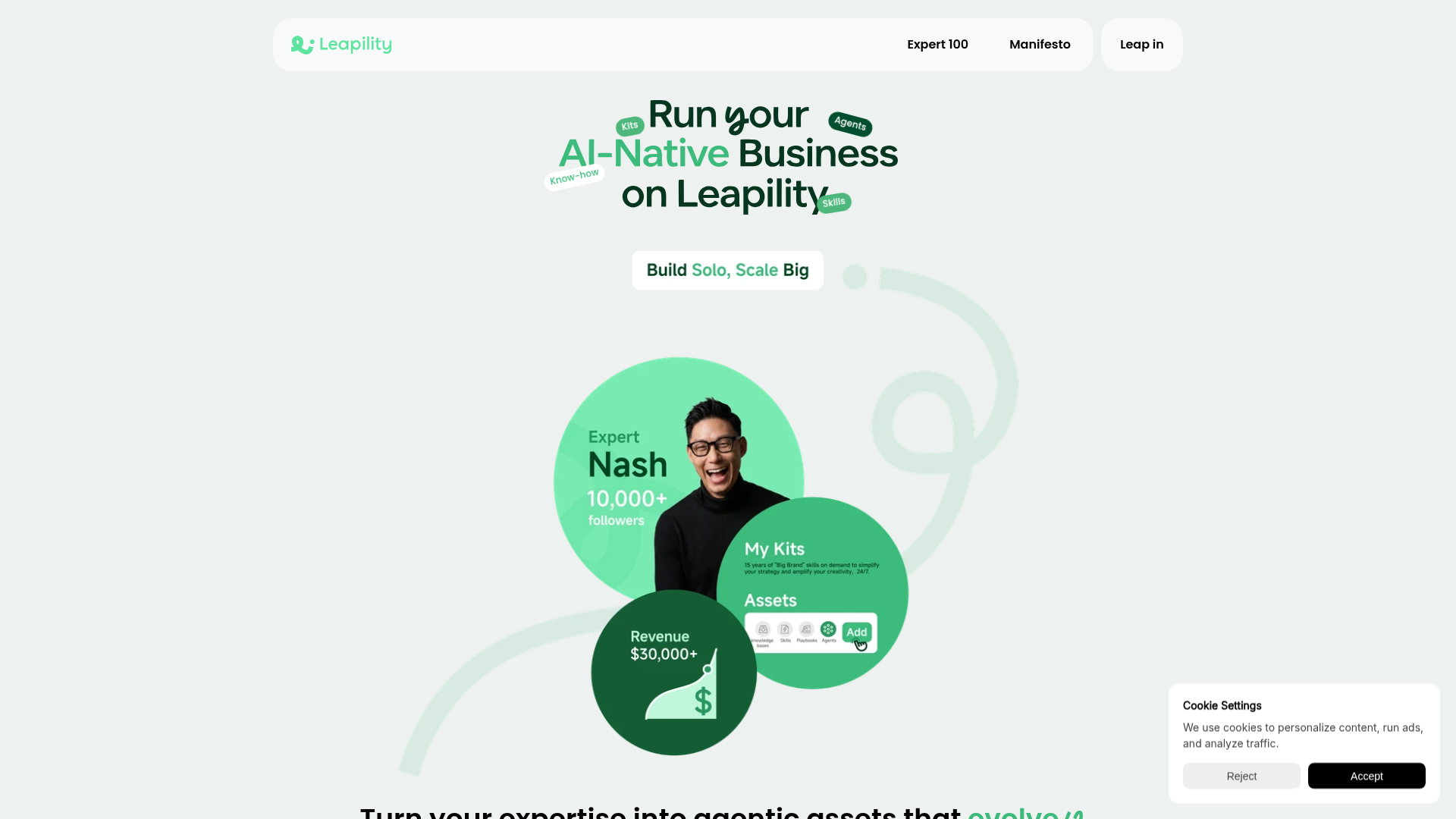 Leapility screenshot