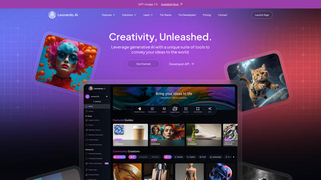 Leonardo AI screenshot
