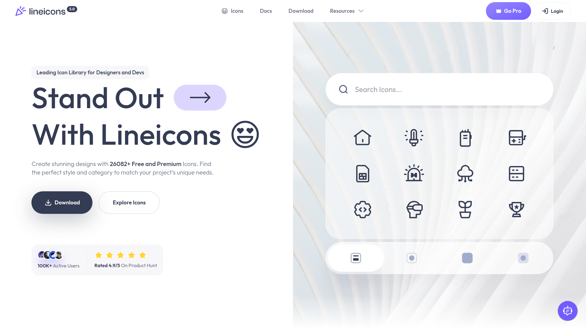 Lineicons screenshot