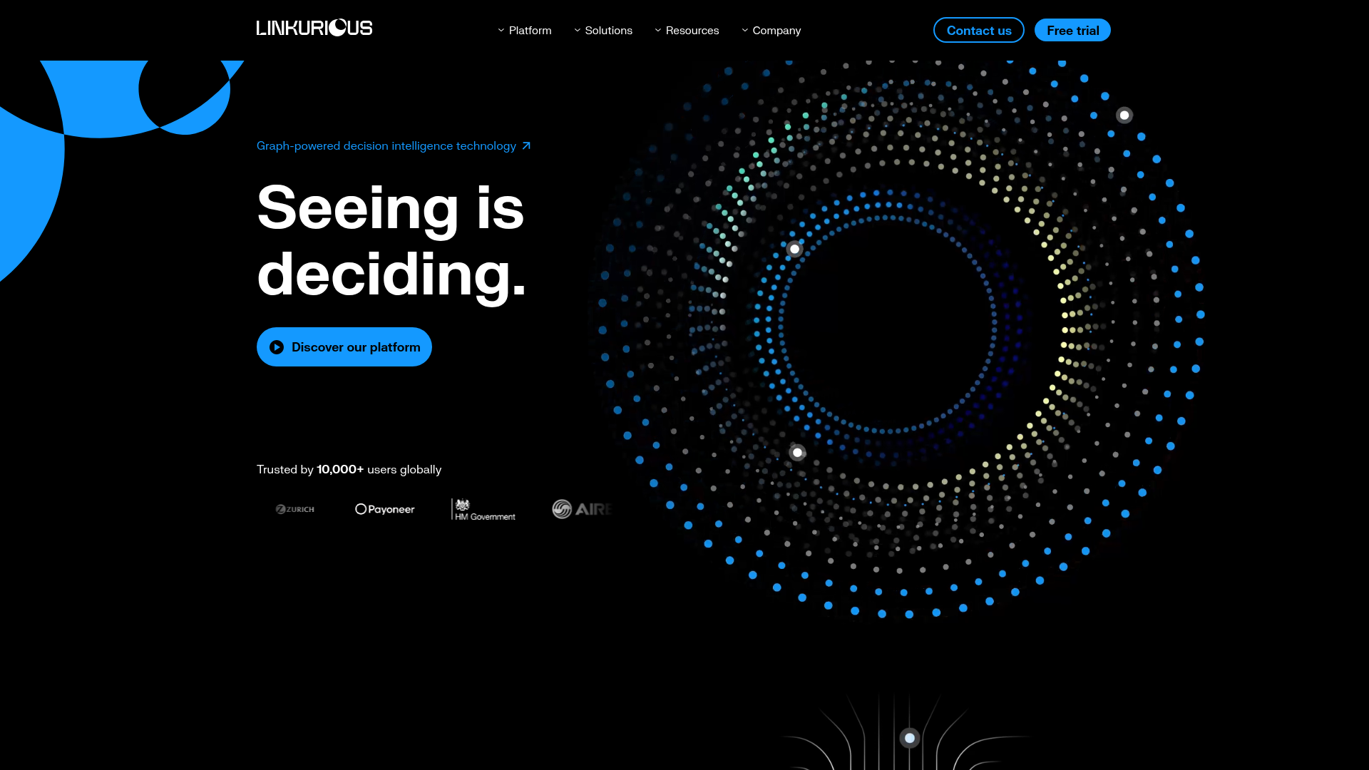Linkurious screenshot