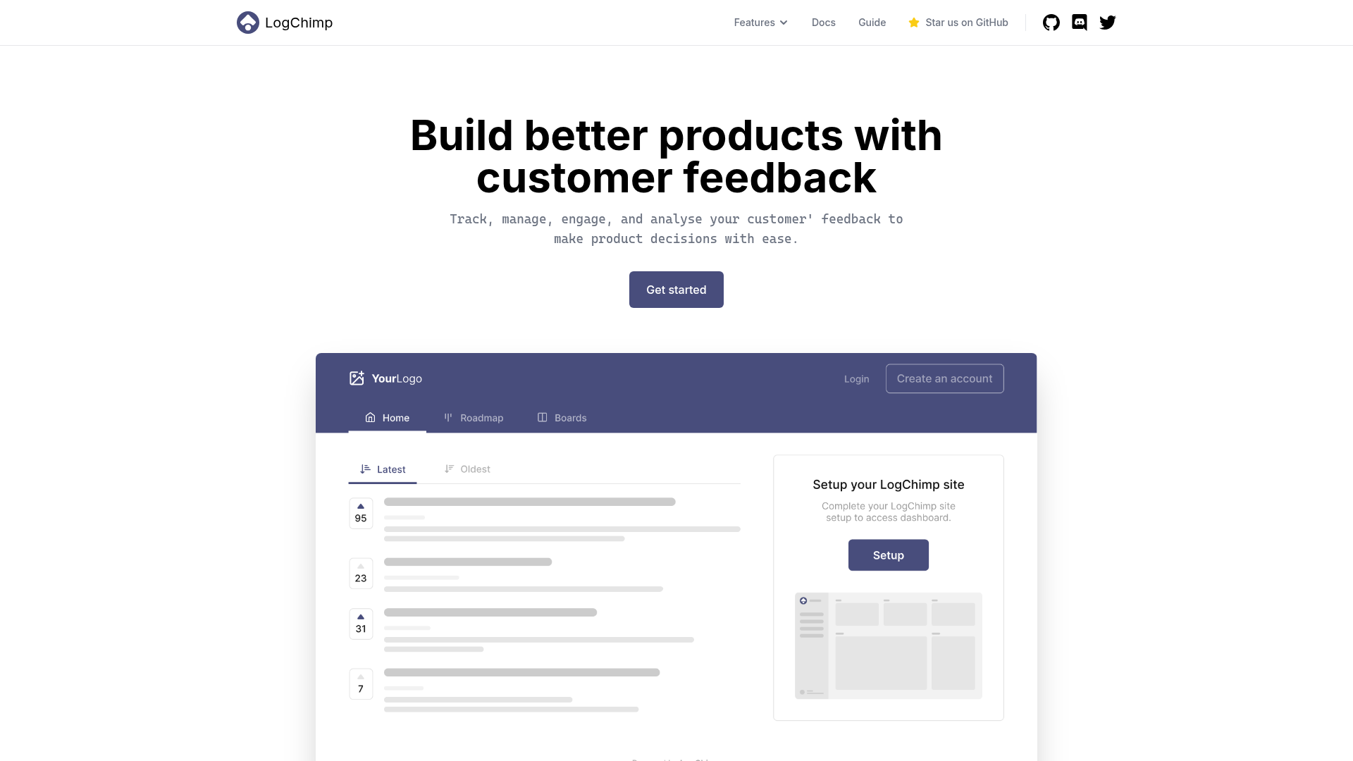 LogChimp screenshot