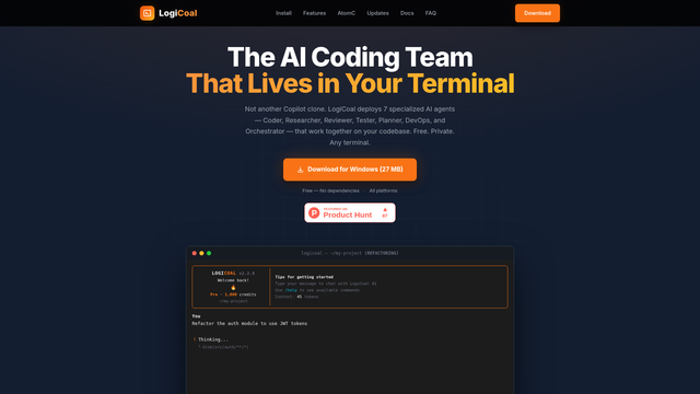 LogiCoal screenshot