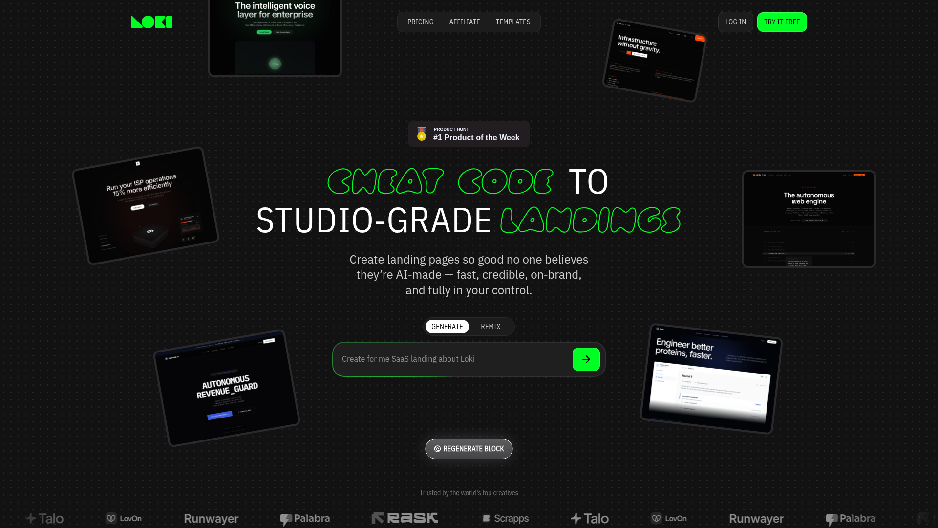 Loki Build screenshot