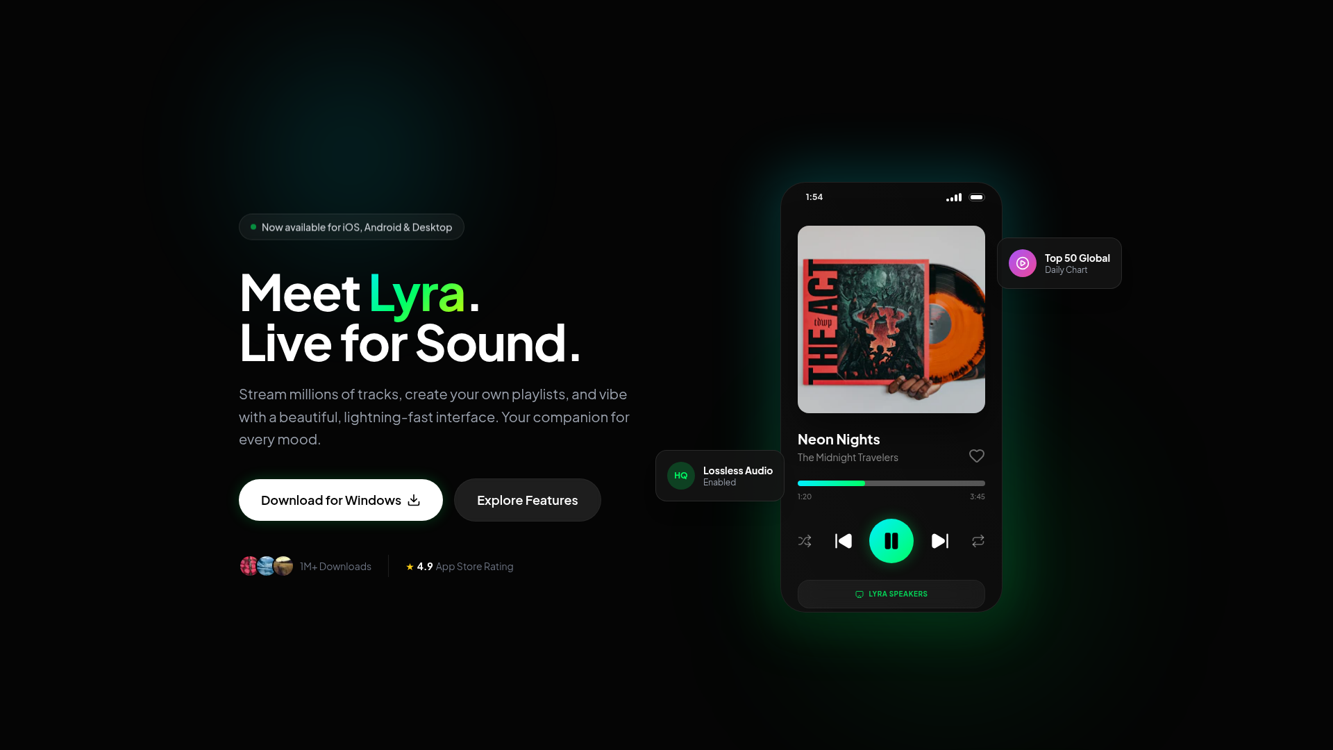 Lyra Music screenshot