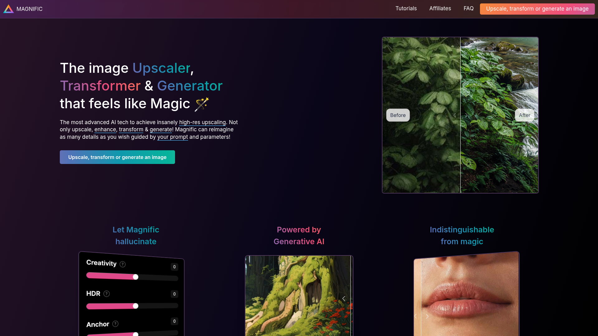 magnific+ai