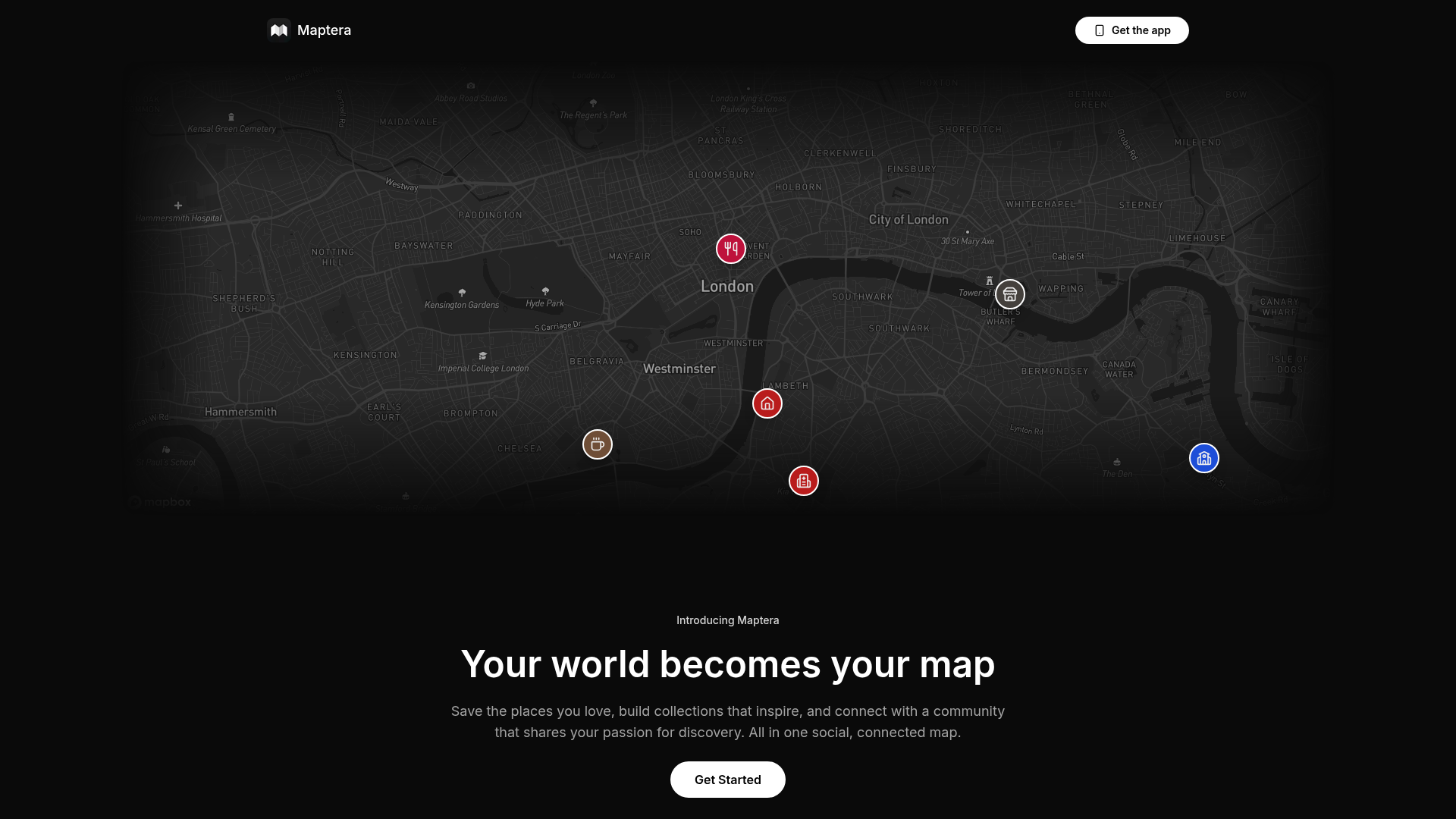 Maptera screenshot