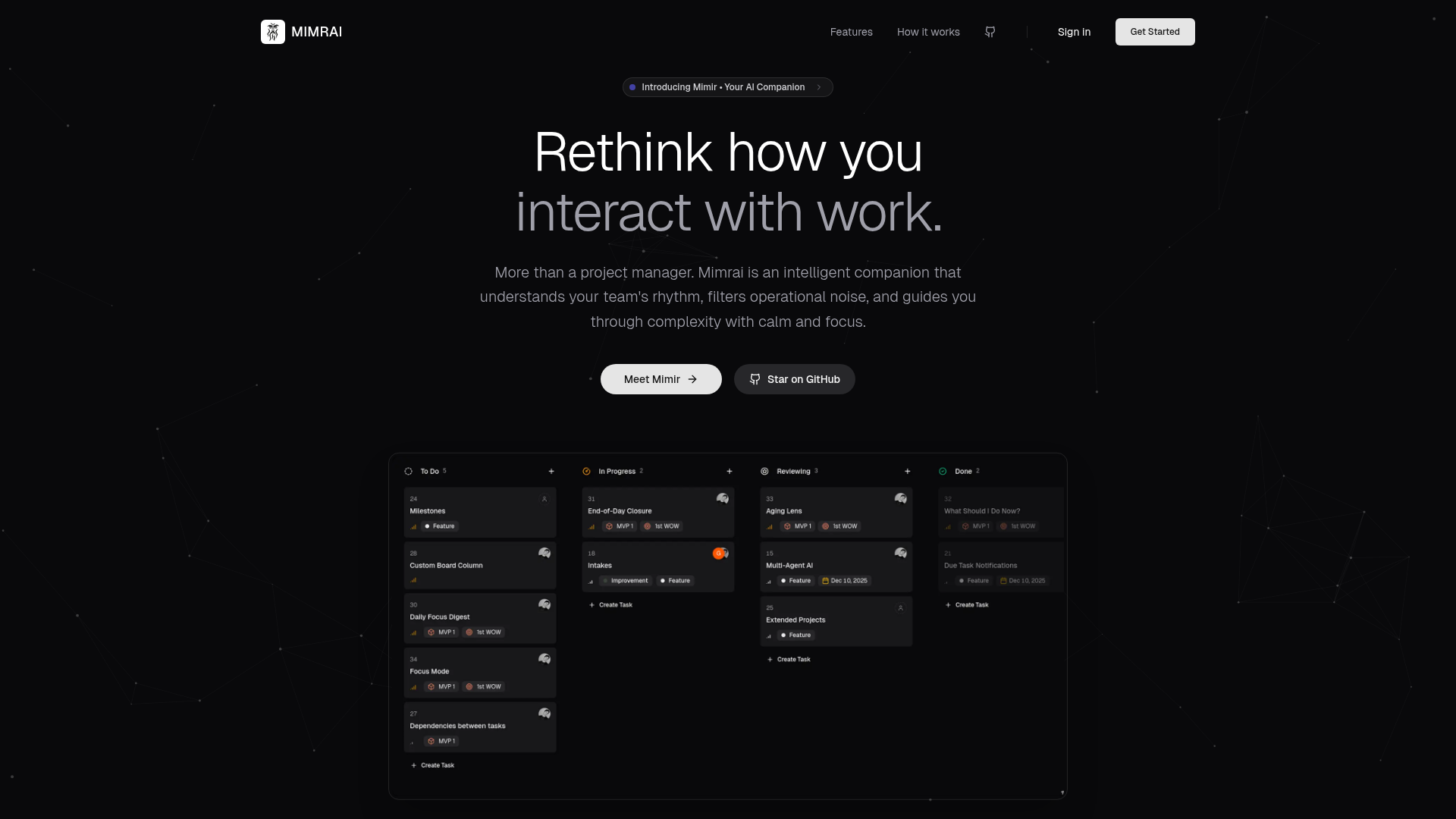 Mimrai screenshot