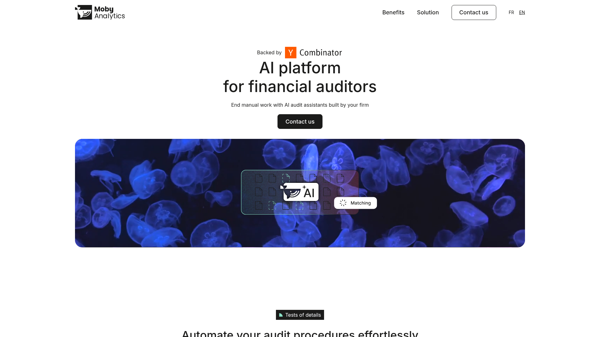 Moby Analytics screenshot