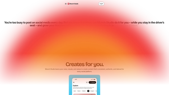 Munch Studio screenshot