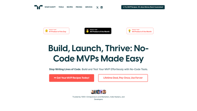 MVP Recipes screenshot