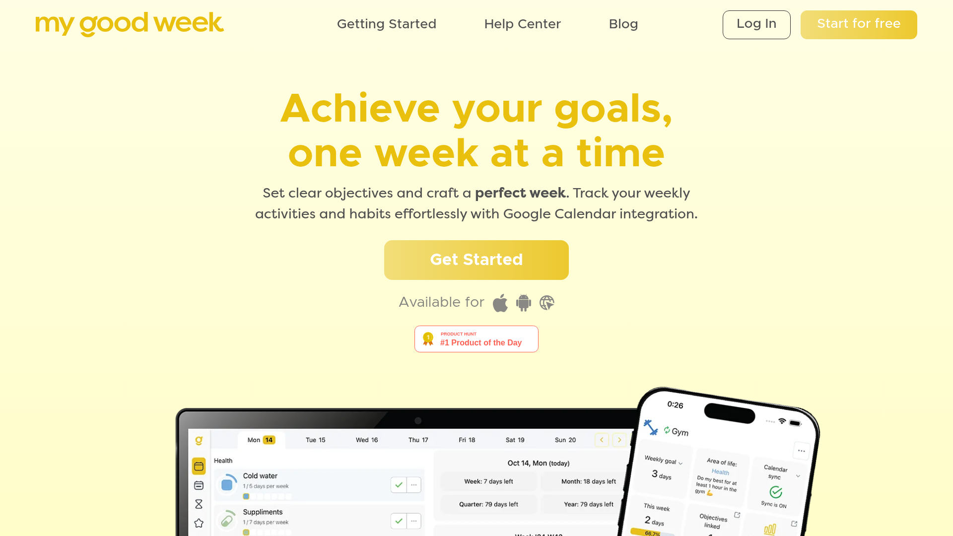 My Good Week screenshot