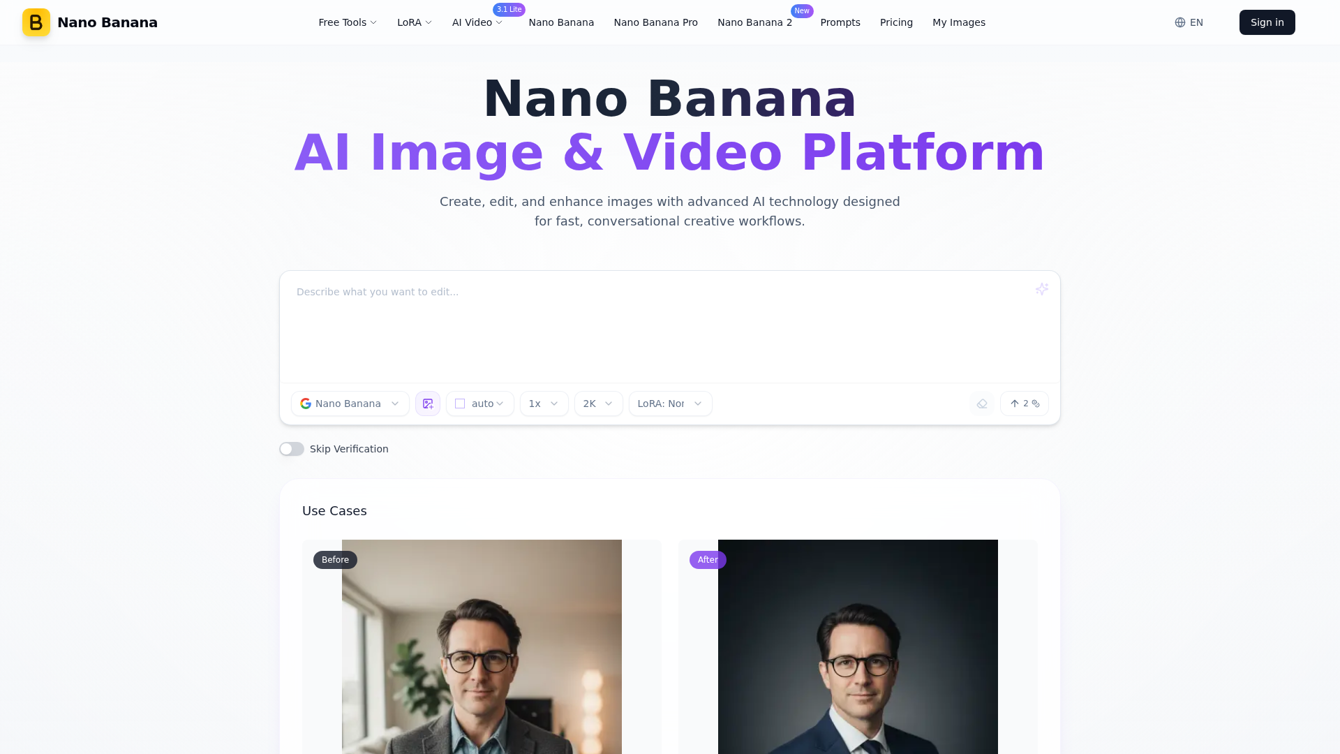 Nano Banana screenshot