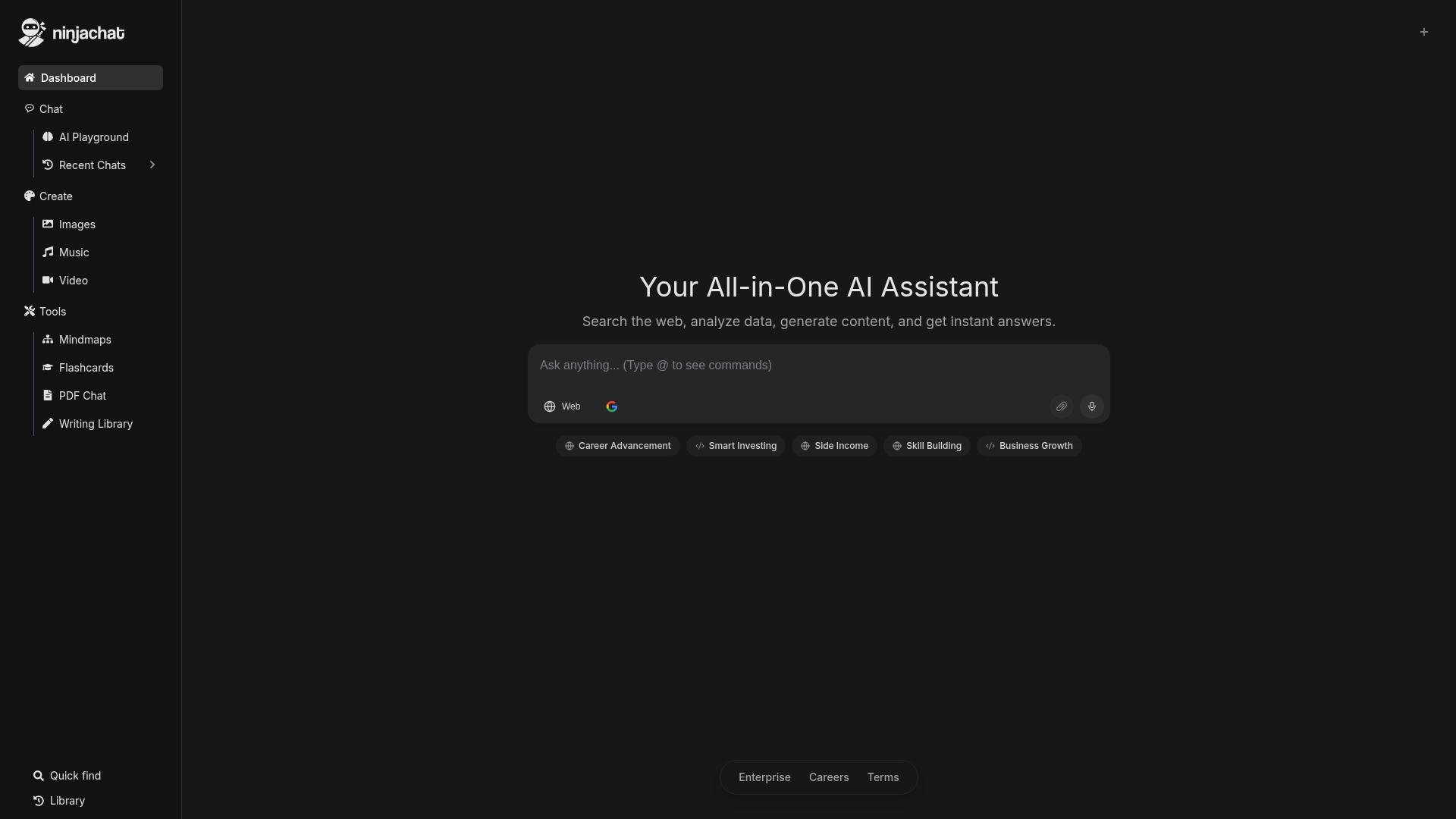 Ninjachat screenshot
