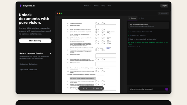 Ninjadoc AI screenshot