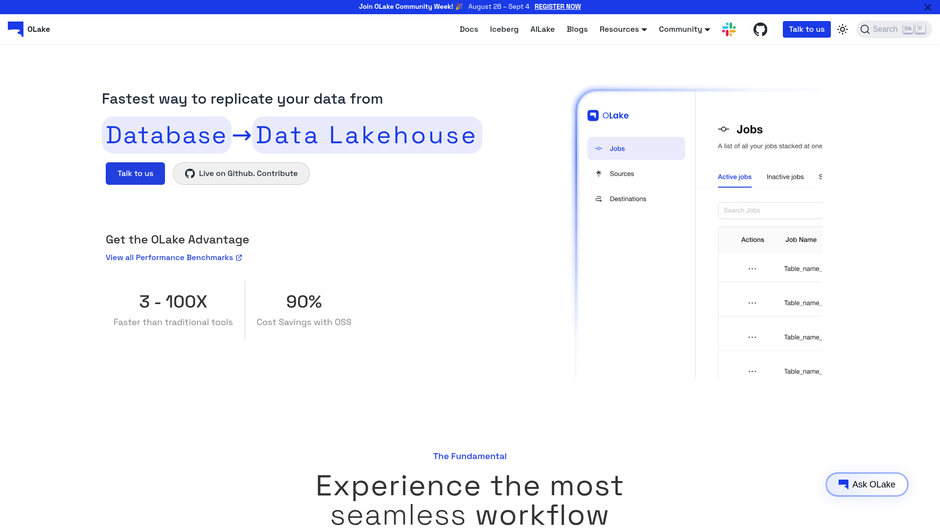 OLake screenshot