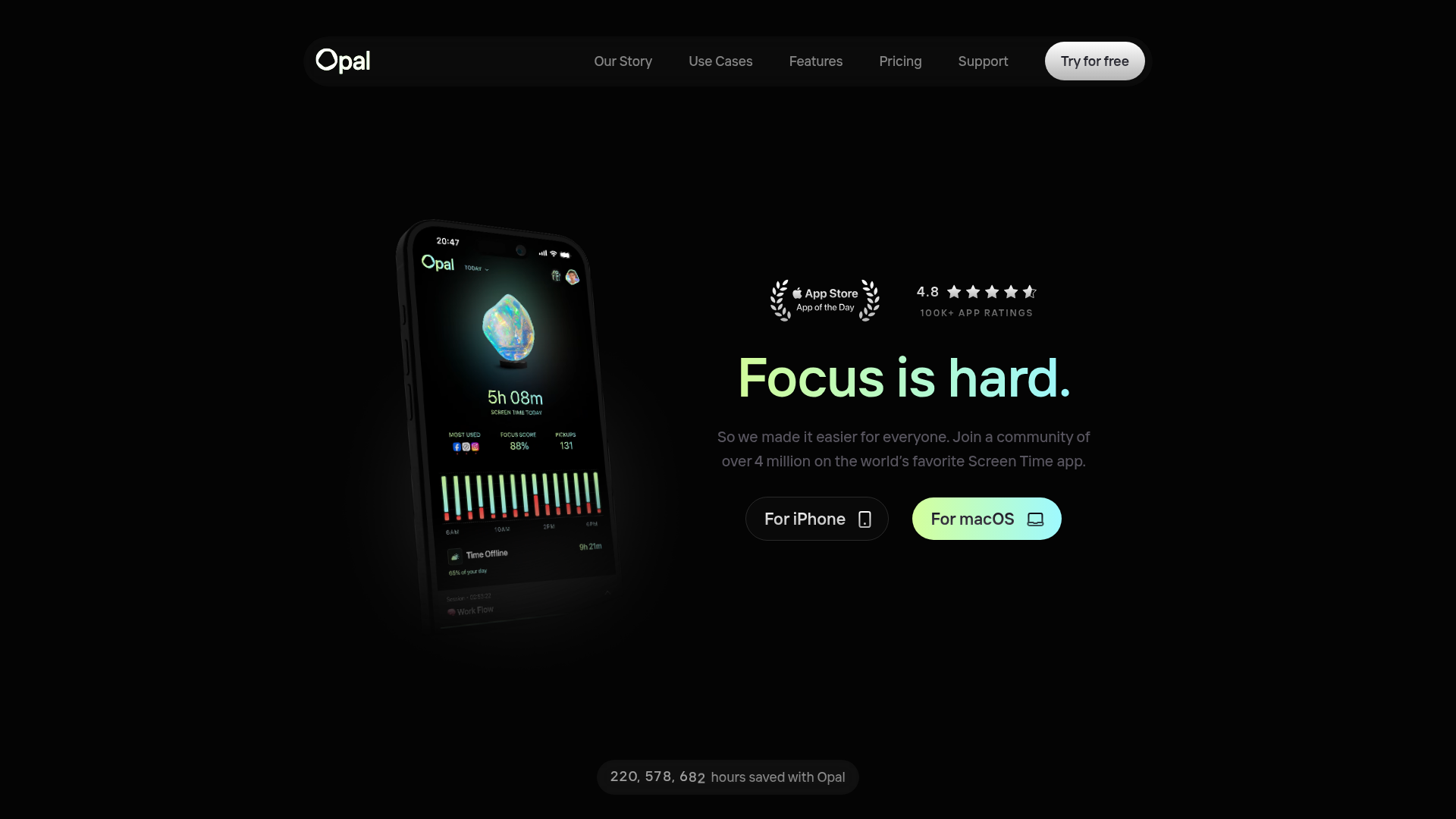 Opal screenshot