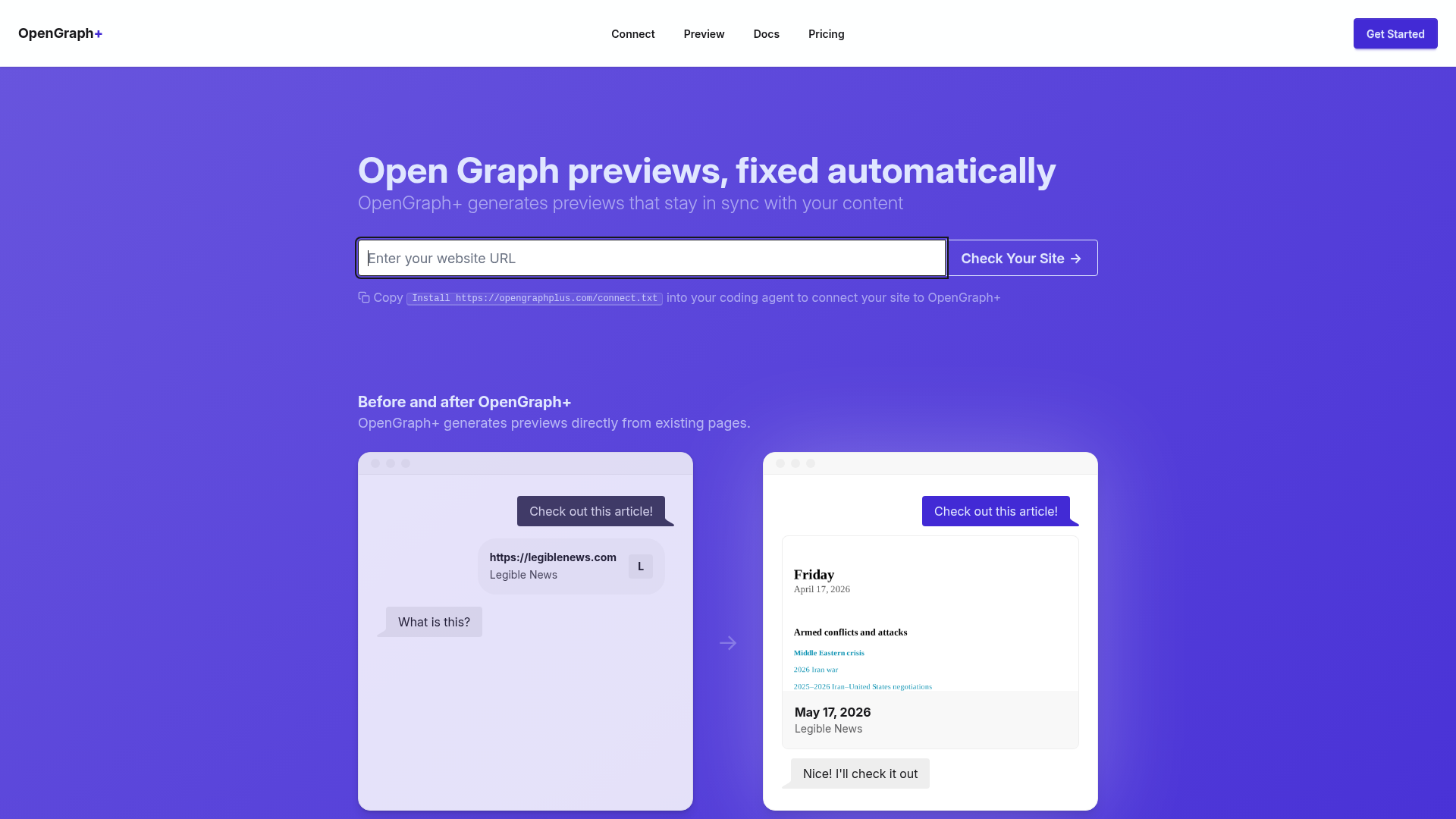 OpenGraph+ screenshot
