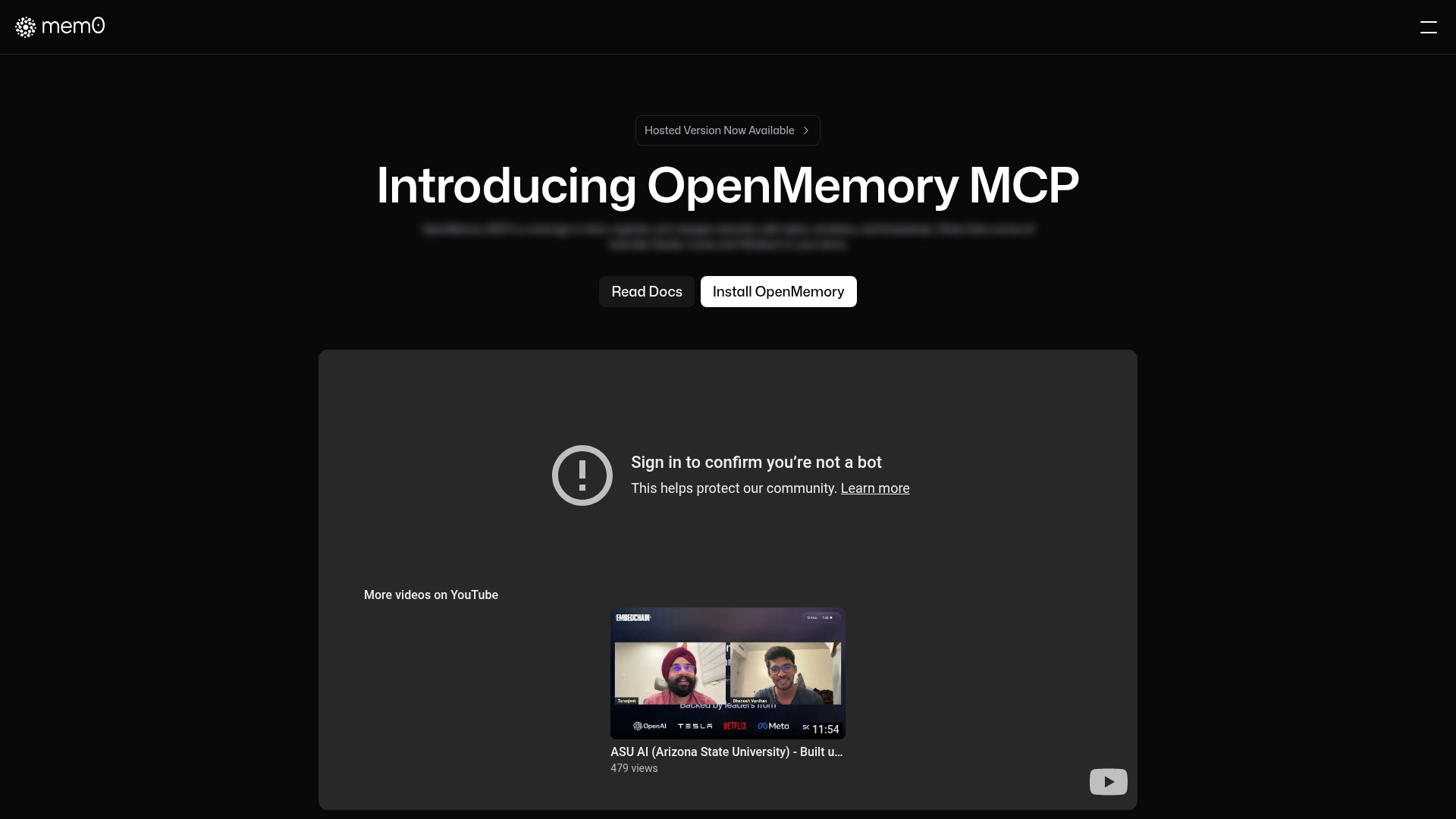 openmemory+dev
