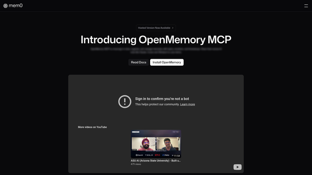 OpenMemory MCP