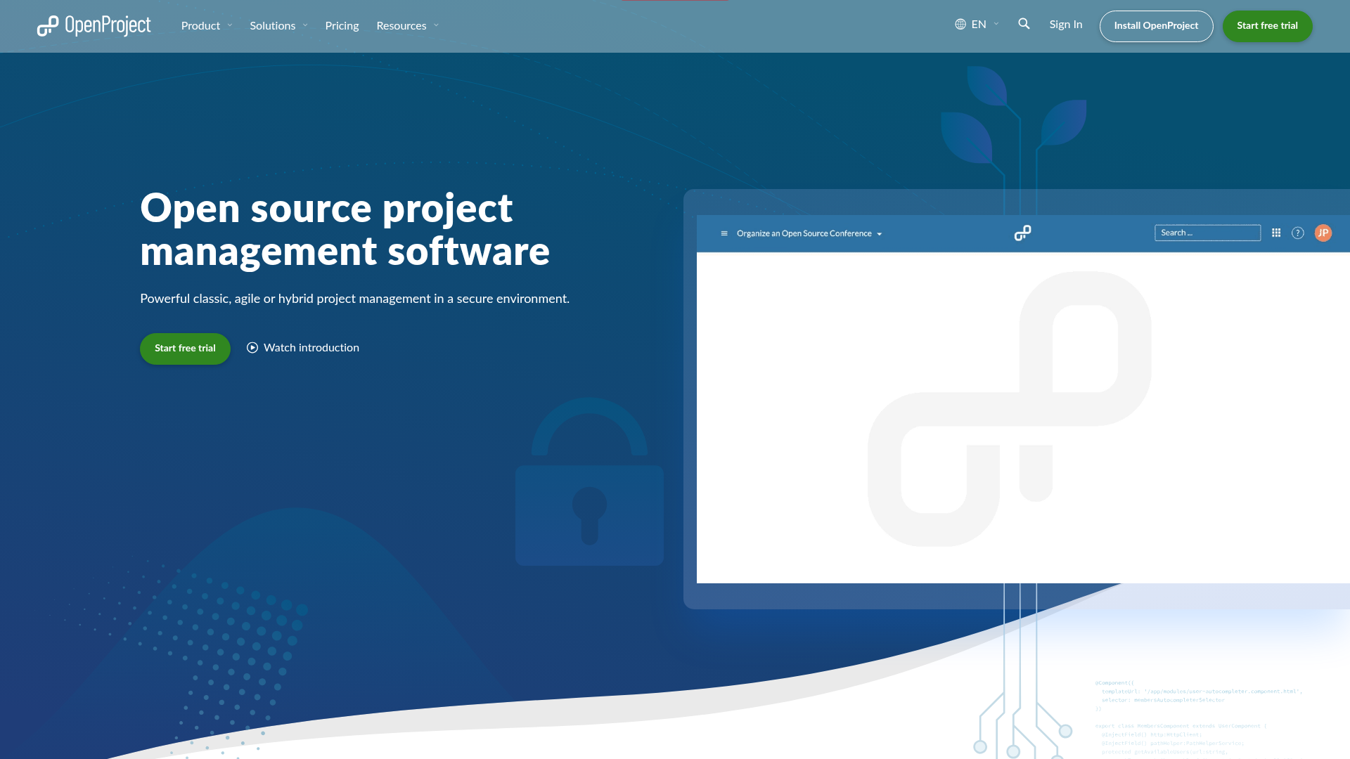OpenProject screenshot