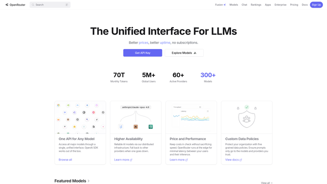 OpenRouter screenshot