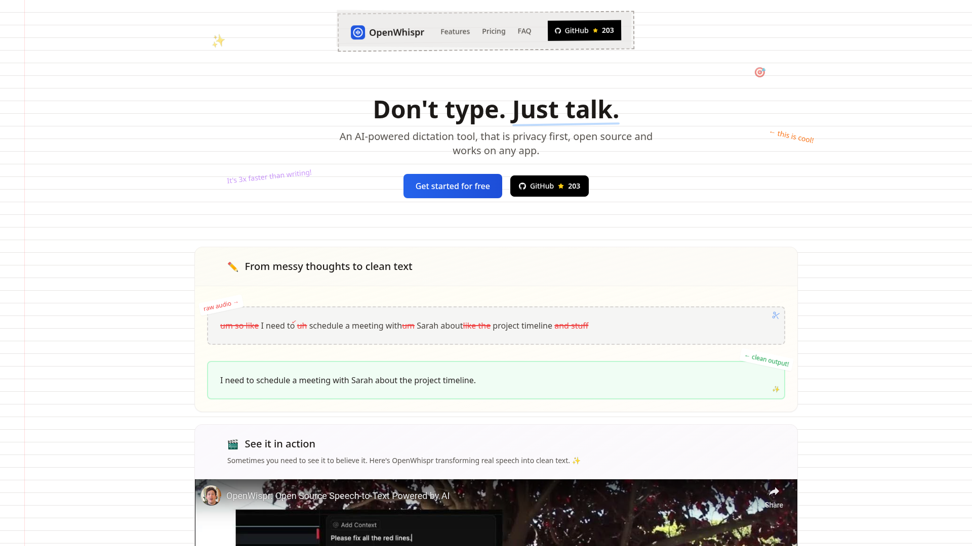OpenWhispr screenshot