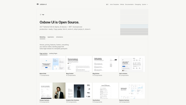 Oxbow UI