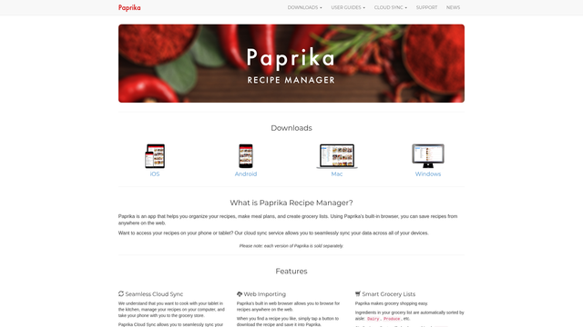 Paprika Recipe Manager