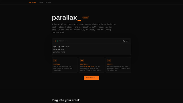 Parallax screenshot