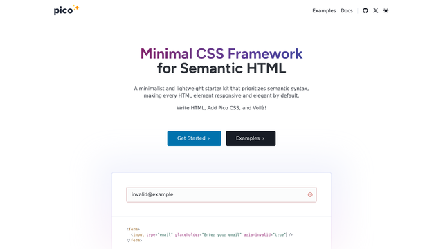 Pico CSS