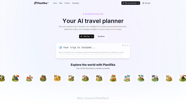 Planifika screenshot