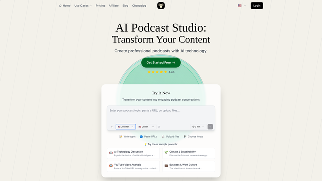 PodGen.io screenshot