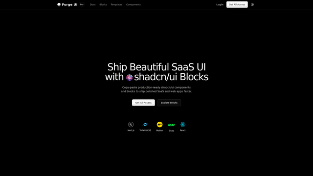 ForgeUI Pro screenshot