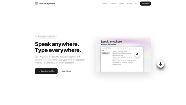 Voice Anywhere screenshot