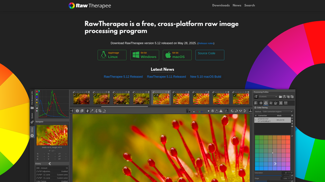 RawTherapee screenshot