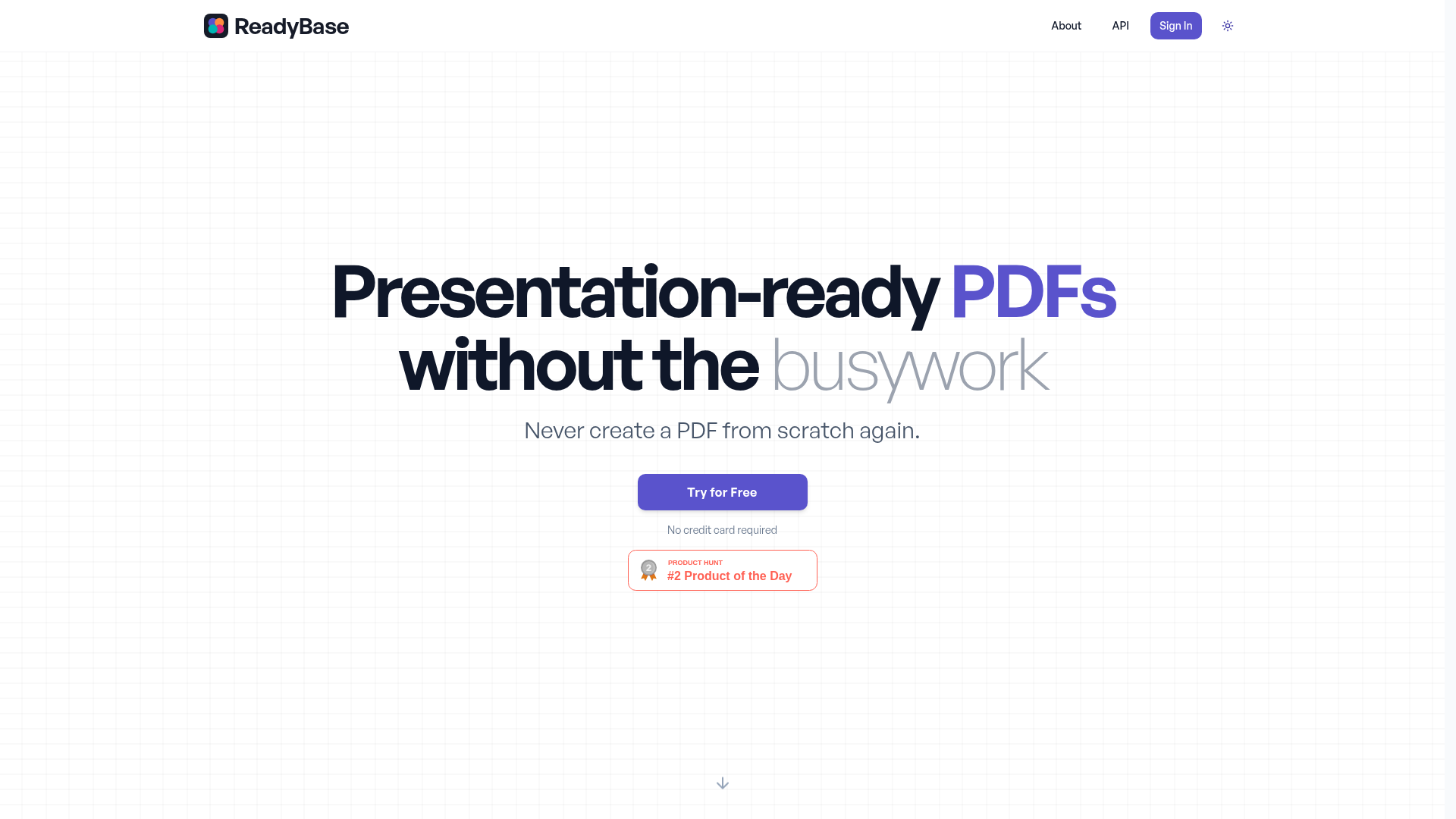 ReadyBase screenshot