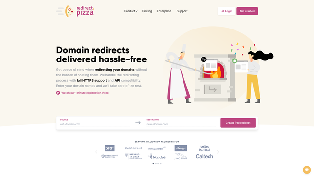 redirect.pizza